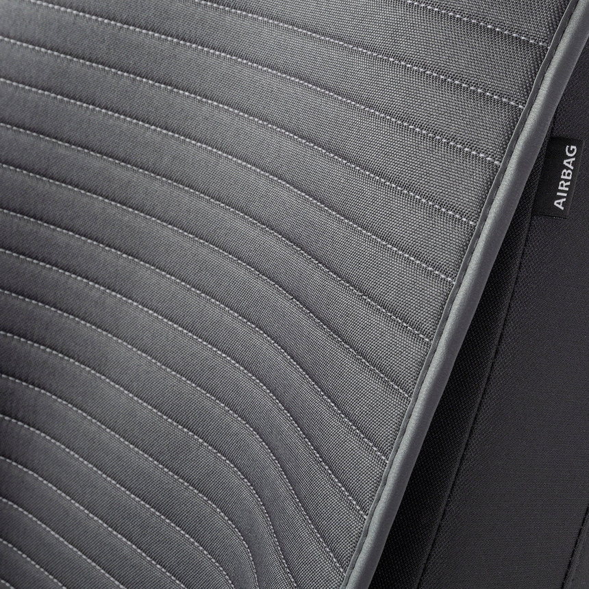 Накидки на передние сиденья "Car Performance", 2 шт., fiberflax CUS-1022 BK/GY Накидки на передние сиденья "Car Performance", 2 шт., fiberflax CUS-1022 BK/GY