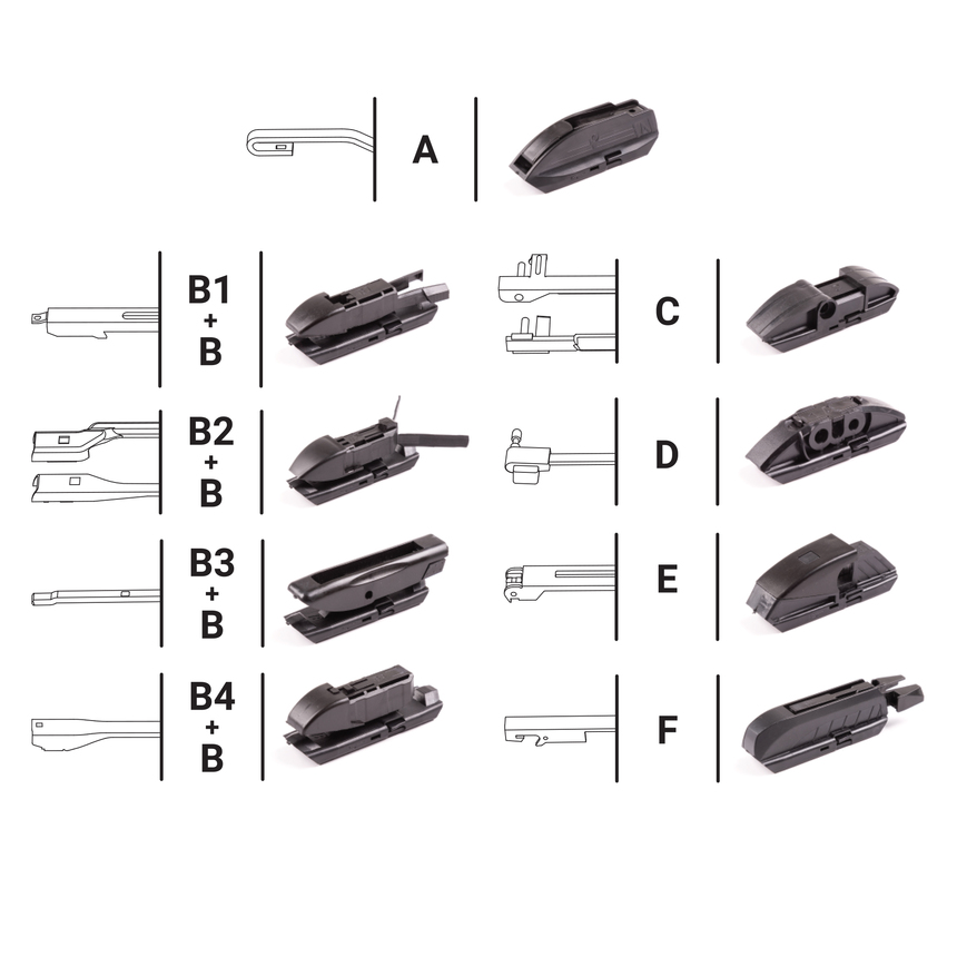 Щетка стеклоочистителя "AUTOPROFI", гибридная HYB-11