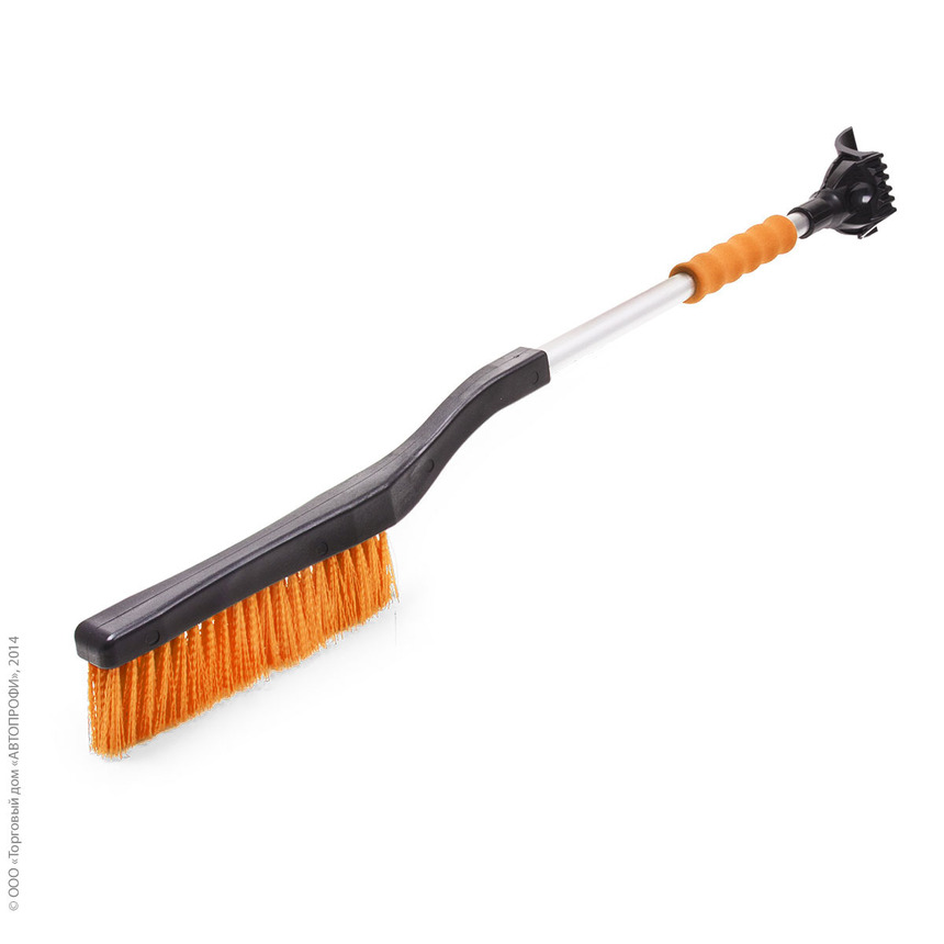 Щетка для снега "AUTOPROFI" SB-1455 BK/ORANGE