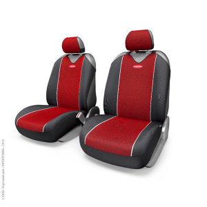 Майки на передние сиденья CARBON PLUS CRB-402Pf BK/RD Майки на передние сиденья CARBON PLUS CRB-402Pf BK/RD