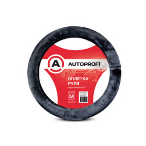 Оплетка руля меховая AUTOPROFI, искусственный мех MEX-2201 GY Оплетка руля меховая AUTOPROFI, искусственный мех MEX-2201 GY