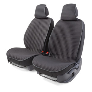 Накидки на передние сиденья "Car Performance", 2 шт., fiberflax CUS-1042 BK