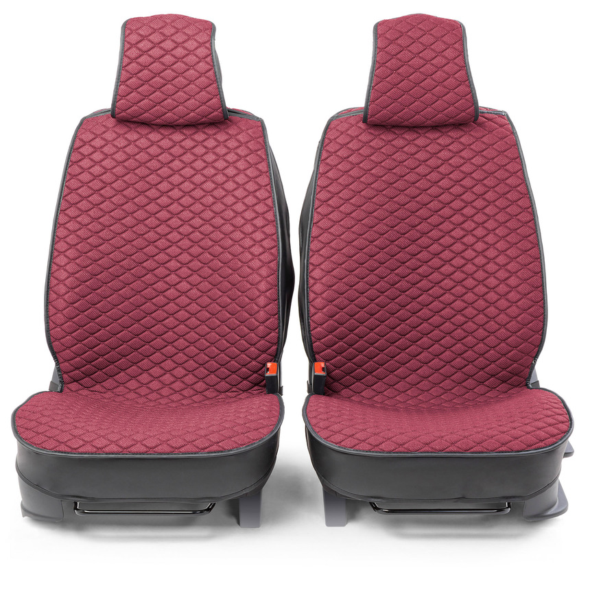 Каркасные накидки на передние сиденья "Car Performance", 2 шт., fiberflax CUS-2032 PINK