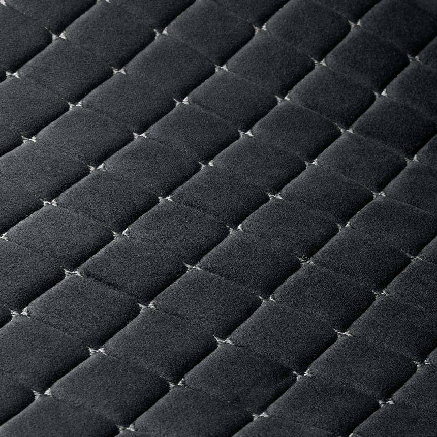 Накидки на передние сиденья "Car Performance", 2 шт., алькантара CUS-1012 BK/GY Накидки на передние сиденья "Car Performance", 2 шт., алькантара CUS-1012 BK/GY