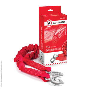 Трос буксировочный  эластичный "AUTOPROFI" TRL-2000