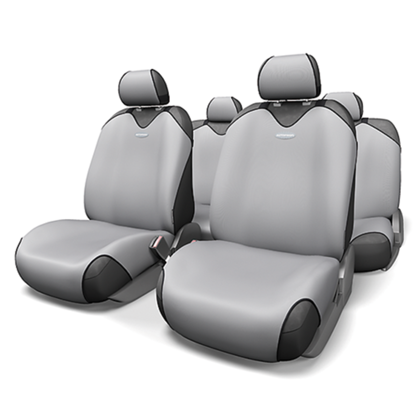 Майки на сиденья R-1 SPORT R-802 L.GY