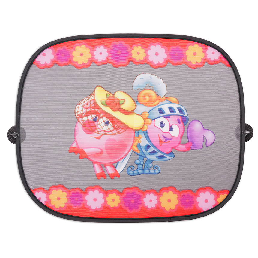 Шторка - экран на боковое окно "Смешарики" (2 шт.) SM/WIN-012 Nyusha