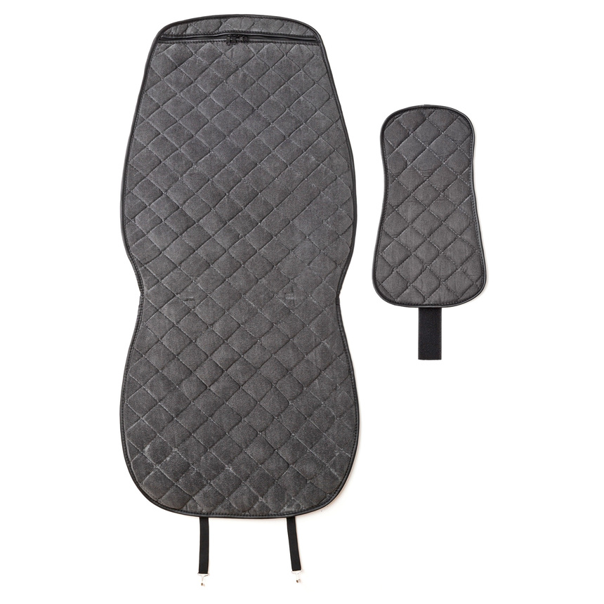 Комплект универсальных накидок на передние сиденья "CarPerformance", 2 шт., алькантара CP-210A D.GY Комплект универсальных накидок на передние сиденья "CarPerformance", 2 шт., алькантара CP-210A D.GY