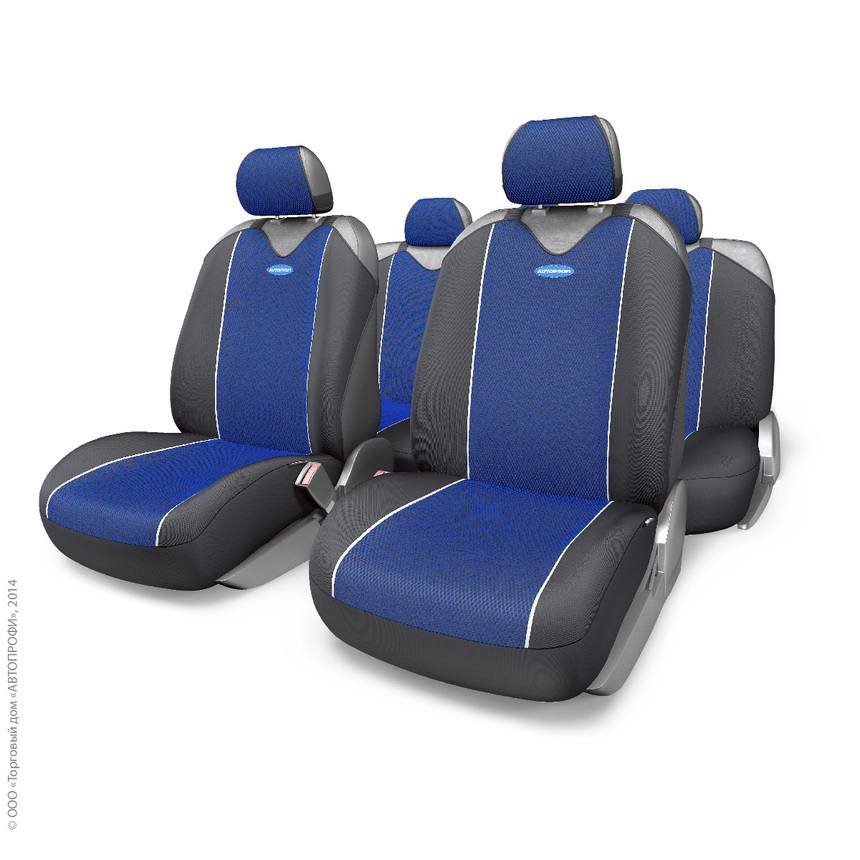 Майки на сиденья CARBON PLUS Zippers CRB-902PZ BK/BL