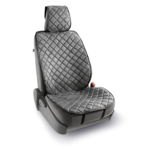 Комплект универсальных накидок на передние сиденья "CarPerformance", 2 шт., алькантара CP-210A D.GY Комплект универсальных накидок на передние сиденья "CarPerformance", 2 шт., алькантара CP-210A D.GY