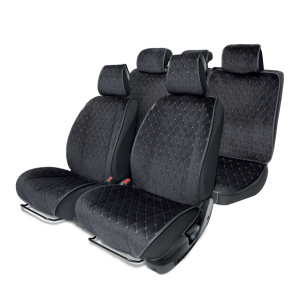 Накидки на сиденья автомобиля "Autoprofi" (на весь салон), алькантара ALC-1110 BK/BE Накидки на сиденья автомобиля "Autoprofi" (на весь салон), алькантара ALC-1110 BK/BE