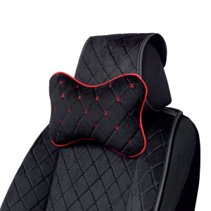 Подушка "косточка" AUTOPROFI, размер 30х20 см ALC-100NP BK/RD Подушка "косточка" AUTOPROFI, размер 30х20 см ALC-100NP BK/RD