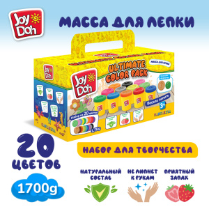 Масса для лепки Joy-Doh, набор из 20 баночек 85 г POT-20/085 pack