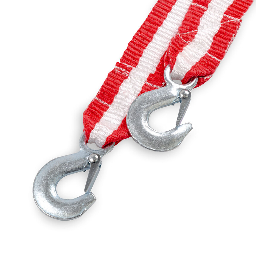 Трос буксировочный ленточный "AUTOPROFI" 12 т, 5 м, 2 крюка, сумка TRL-120/1