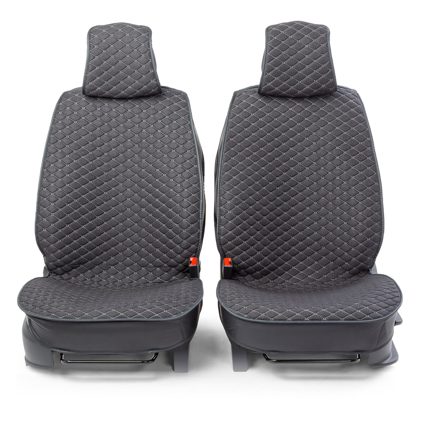 Каркасные накидки на передние сиденья "Car Performance", 2 шт., fiberflax CUS-2032 BK Каркасные накидки на передние сиденья "Car Performance", 2 шт., fiberflax CUS-2032 BK