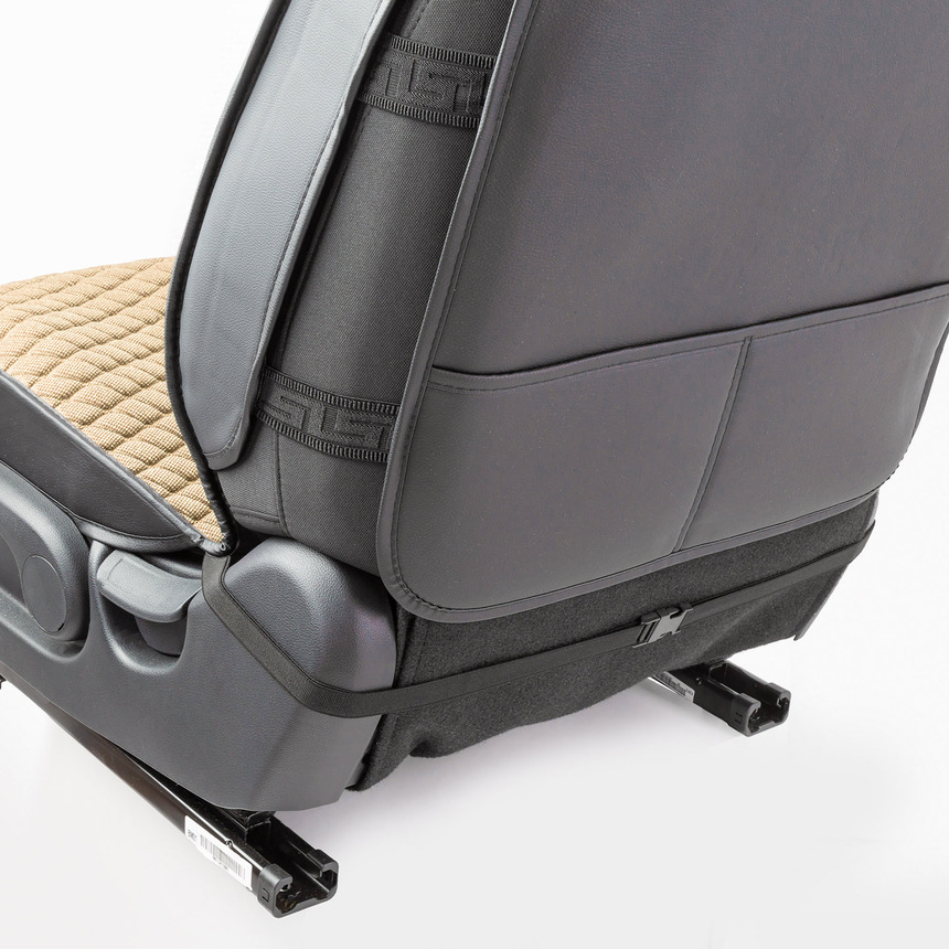 Каркасные накидки на передние сиденья "Car Performance", 2 шт., fiberflax CUS-2032 BE