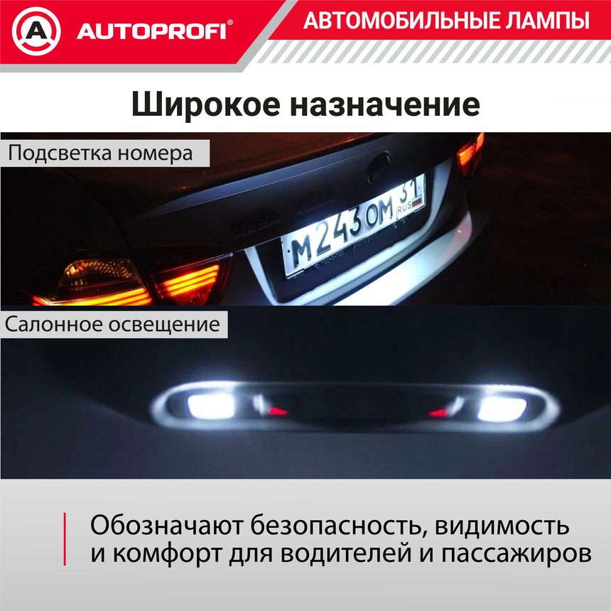 Лампа накаливания AP-C5W(31)/10