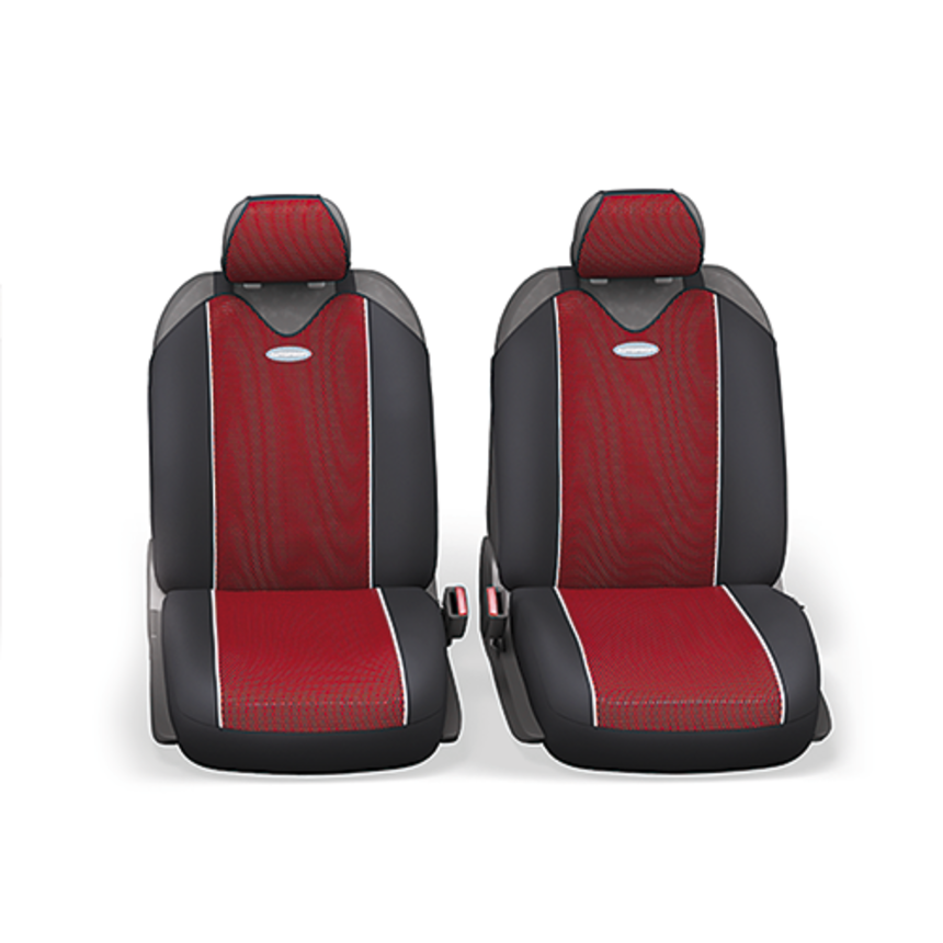 Майки на сиденья CARBON PLUS CRB-902P BK/RD Майки на сиденья CARBON PLUS CRB-902P BK/RD