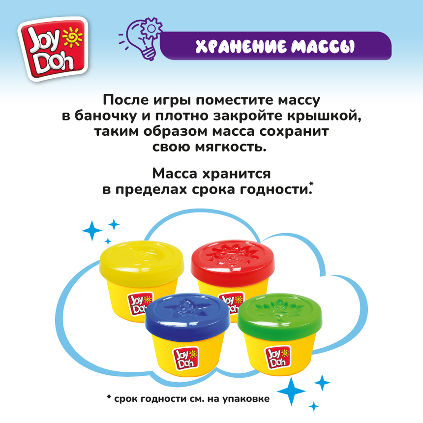 Масса для лепки Joy-Doh, набор ПАЗЛЫ PUZZ-200 pot