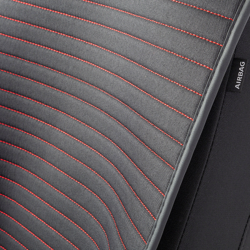 Накидки на передние сиденья "Car Performance", 2 шт., fiberflax CUS-1022 BK/RD Накидки на передние сиденья "Car Performance", 2 шт., fiberflax CUS-1022 BK/RD