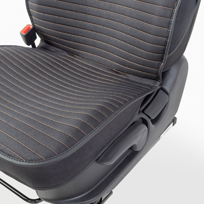Каркасные накидки на передние сиденья "Car Performance", 2 шт., fiberflax CUS-2022 BK/BE Каркасные накидки на передние сиденья "Car Performance", 2 шт., fiberflax CUS-2022 BK/BE