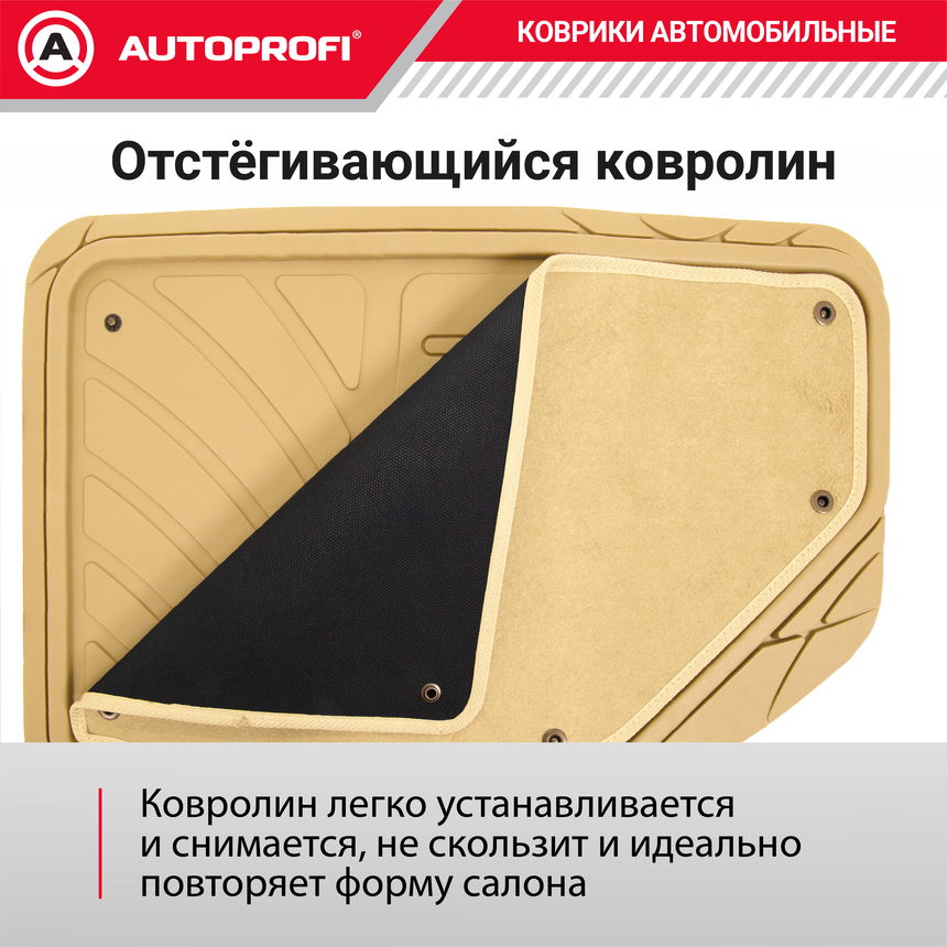 Коврики автомобильные FOCUS 2 TER-420 BE Коврики автомобильные FOCUS 2 TER-420 BE