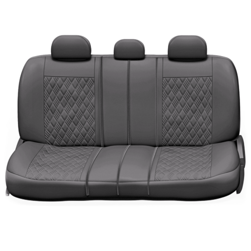 Чехлы на сиденья универсальные экокожа PERSONA PER-1305G BK (M)