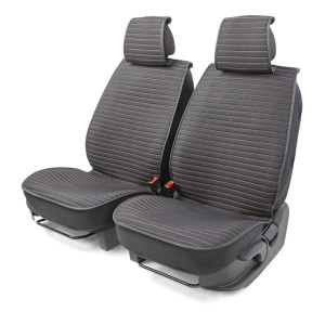 Каркасные накидки на передние сиденья "Car Performance", 2 шт., fiberflax CUS-2022 BK/BE