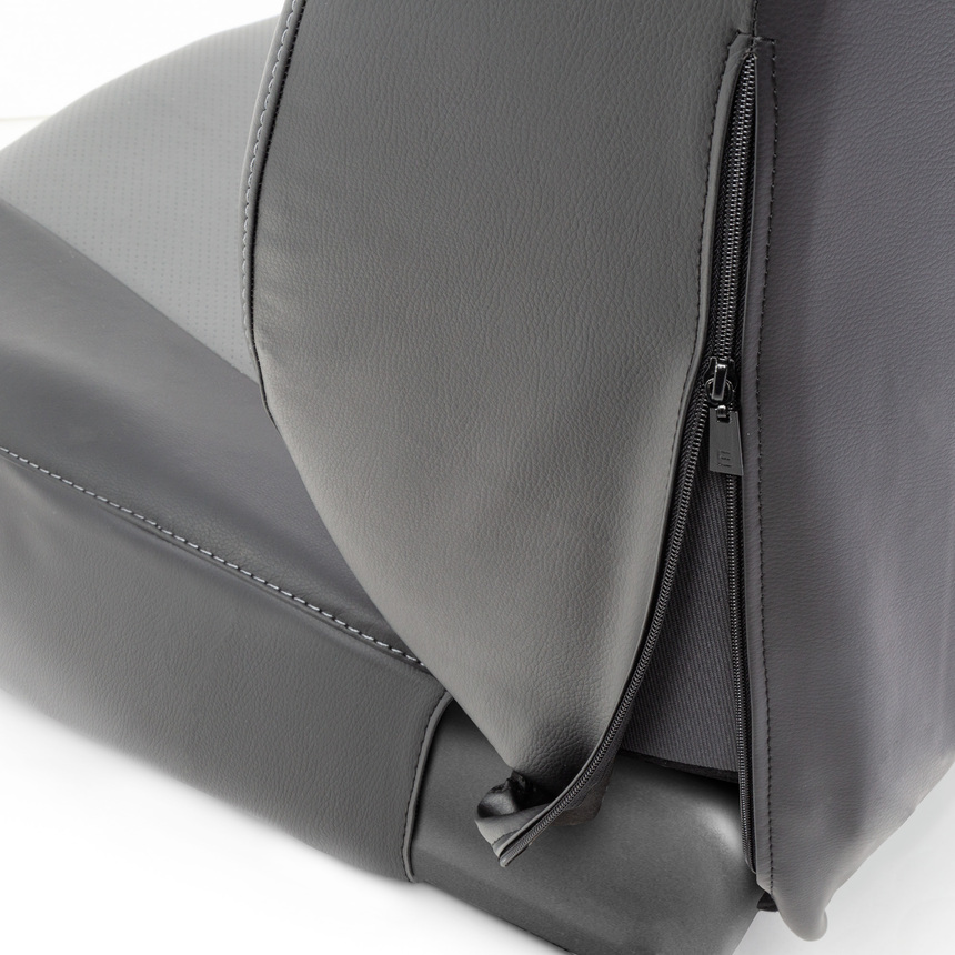 Чехлы на сиденья универсальные GALLANT экокожа GAL-1505 GF BK/D.GY Чехлы на сиденья универсальные GALLANT экокожа GAL-1505 GF BK/D.GY