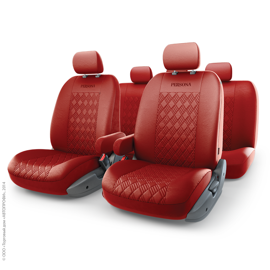 Чехлы на сиденья универсальные экокожа PERSONA FULL (M) PER-1305GF PIMENTO Чехлы на сиденья универсальные экокожа PERSONA FULL (M) PER-1305GF PIMENTO