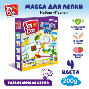 Масса для лепки Joy-Doh, набор ПАЗЛЫ PUZZ-200 pot