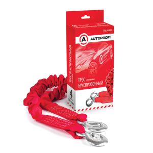 Трос буксировочный  эластичный "AUTOPROFI" TRL-4000