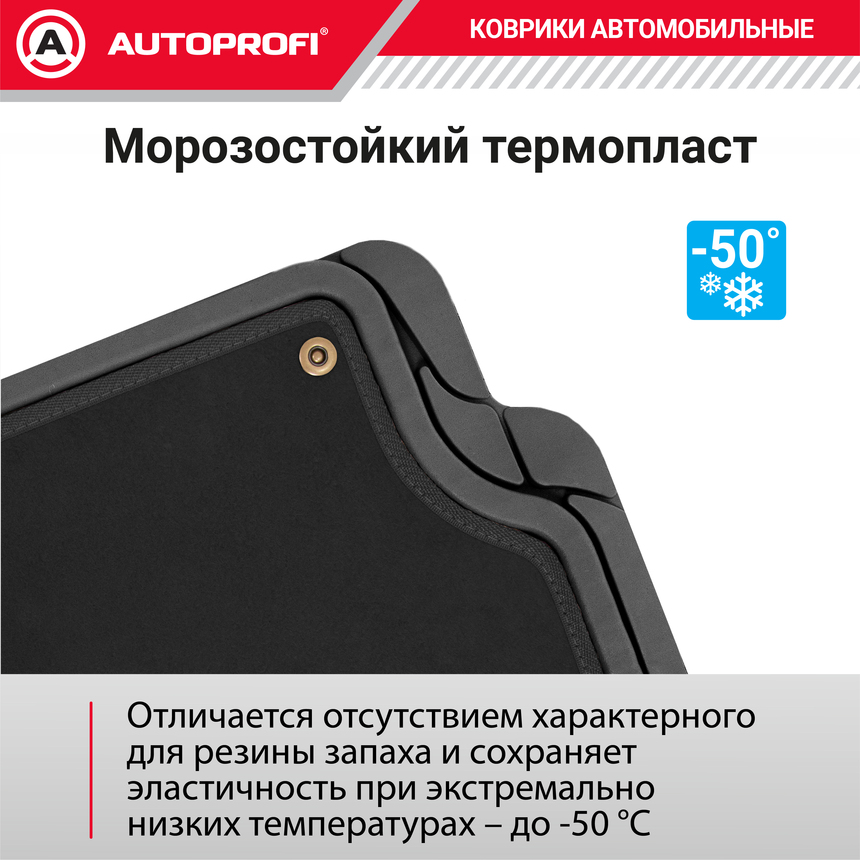 Коврики автомобильные FOCUS 2 TER-420 BK