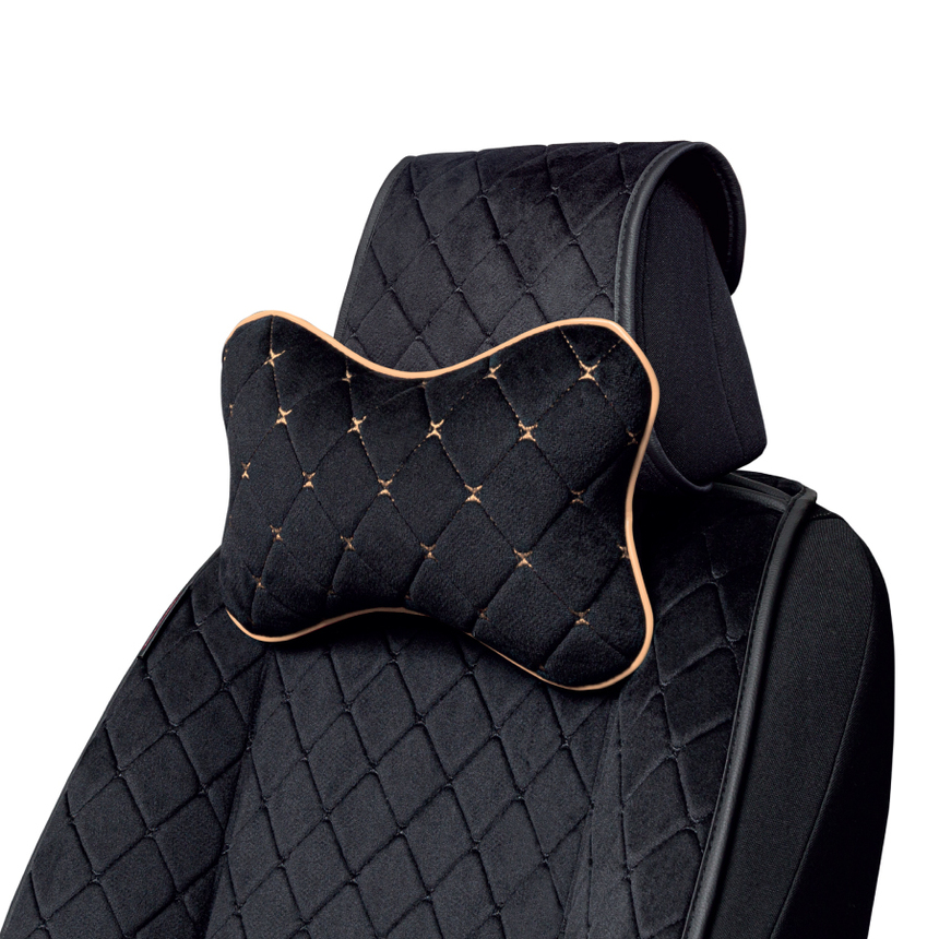 Подушка "косточка" AUTOPROFI, размер 30х20 см ALC-100NP BK/BE Подушка "косточка" AUTOPROFI, размер 30х20 см ALC-100NP BK/BE