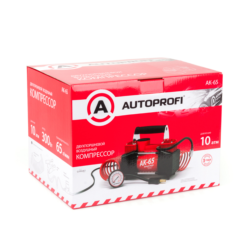 Компрессор воздушный AUTOPROFI, 65 л./мин. AK-65