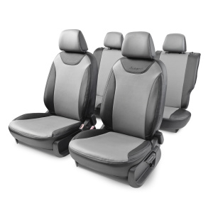 Чехлы на сиденья Skoda Rapid, 2012-н.в., экокожа RAP-1Sd(12+) G BK/D.GY Чехлы на сиденья Skoda Rapid, 2012-н.в., экокожа RAP-1Sd(12+) G BK/D.GY