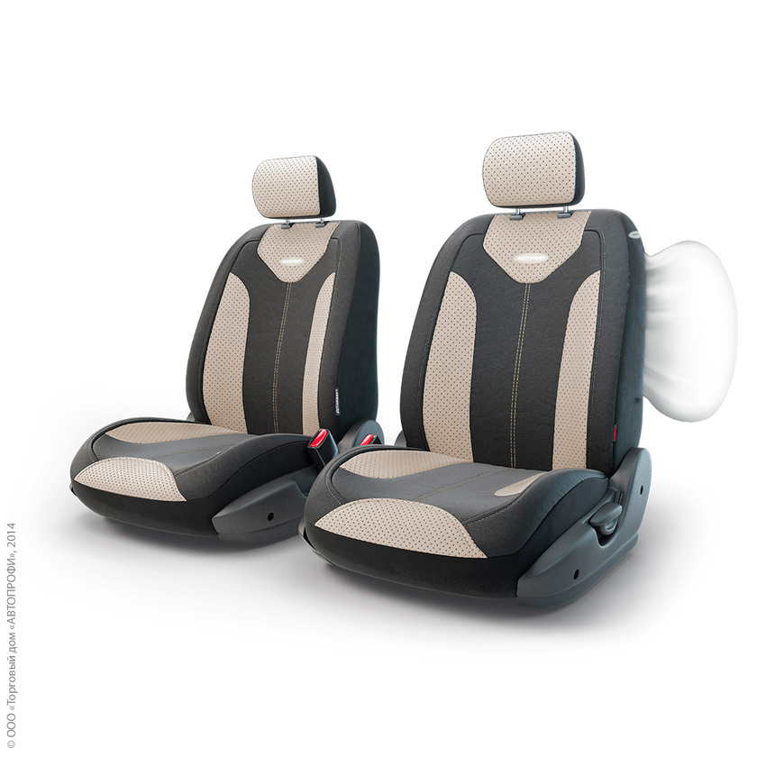 Чехлы на сиденья трансформеры MATRIX передний ряд TRS/MTX-001G BK/L.BE