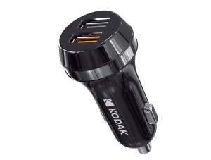 Автомобильное зарядное устройство KODAK для телефона/планшета, USBх2, Quick Charge 3.0. UC109
