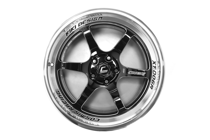 COSMIS  XT-006R 18x9,5 5x114,3 ET10 Black+diamond lip+spoke milling+ letter milling