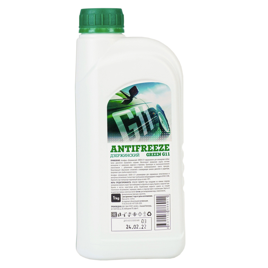 Антифриз G11 Дзержинский DZ-G11 (1kg) Антифриз G11 Дзержинский DZ-G11 (1kg)