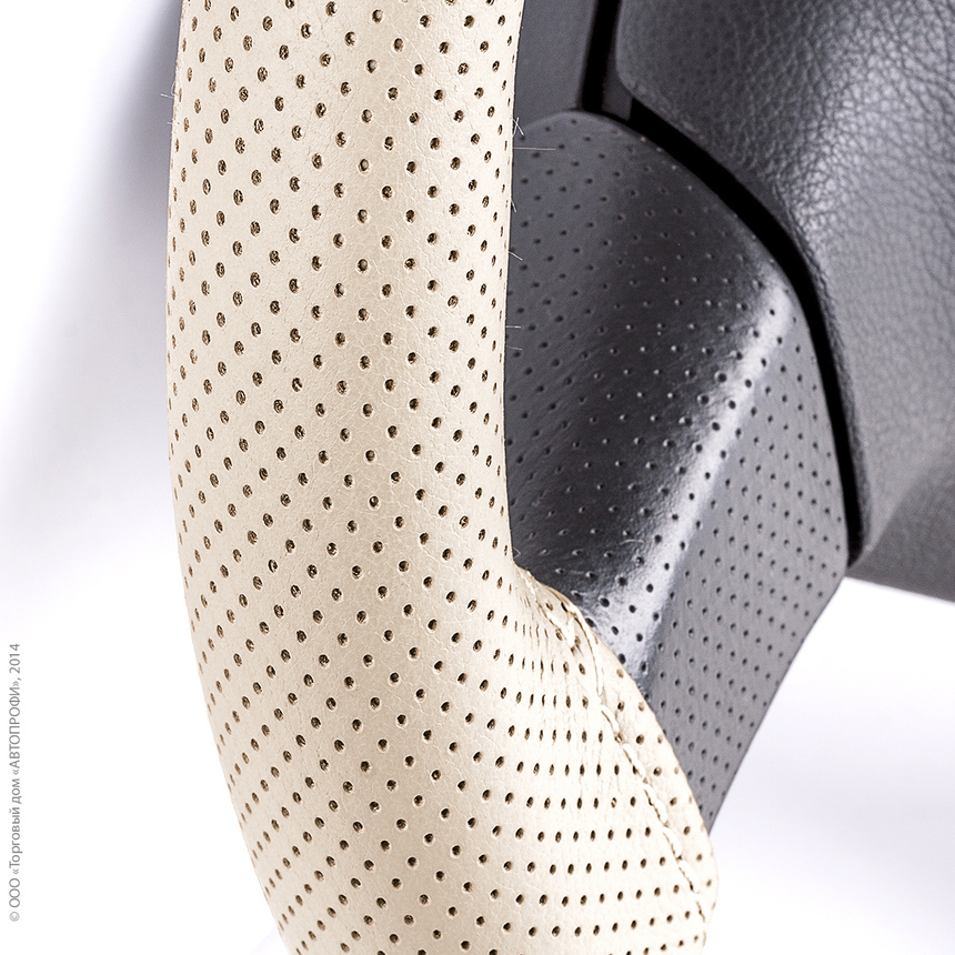 Оплётка для перетяжки руля AUTOPROFI SAM-201 BE (M)