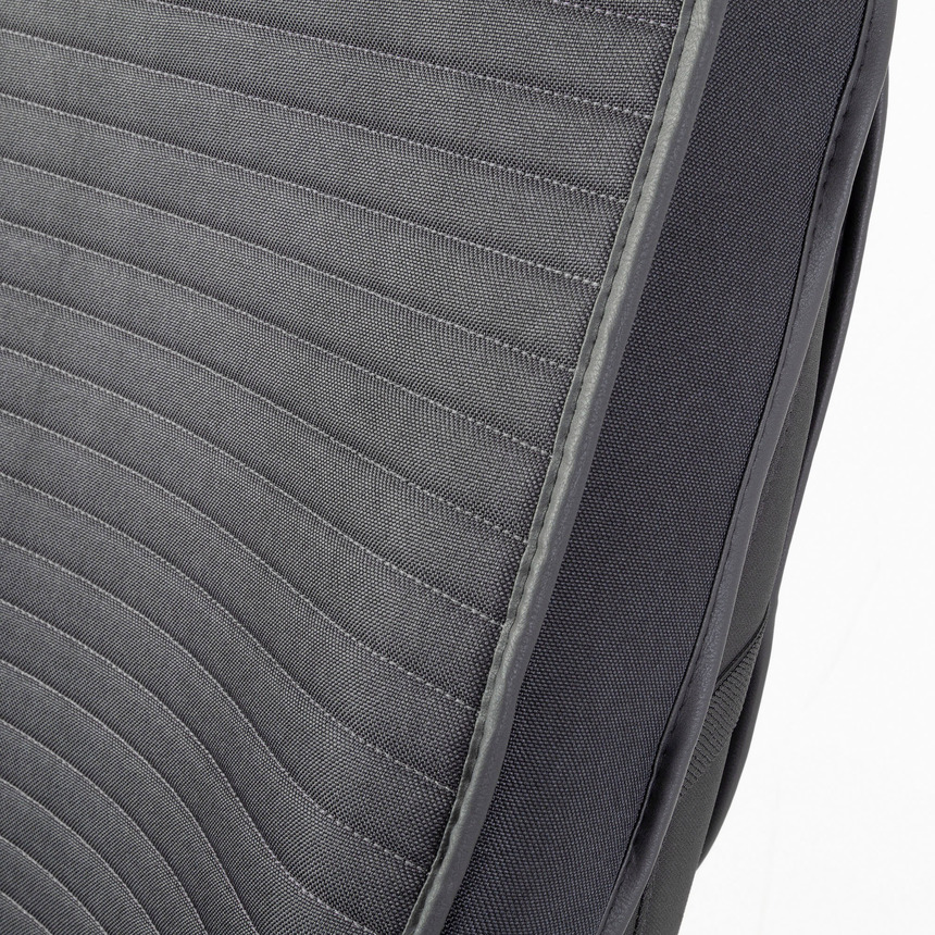 Каркасные накидки на передние сиденья "Car Performance", 2 шт., fiberflax CUS-2022 BK/GY