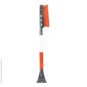 Щетка для снега "AUTOPROFI" SB-1460 BK/ORANGE