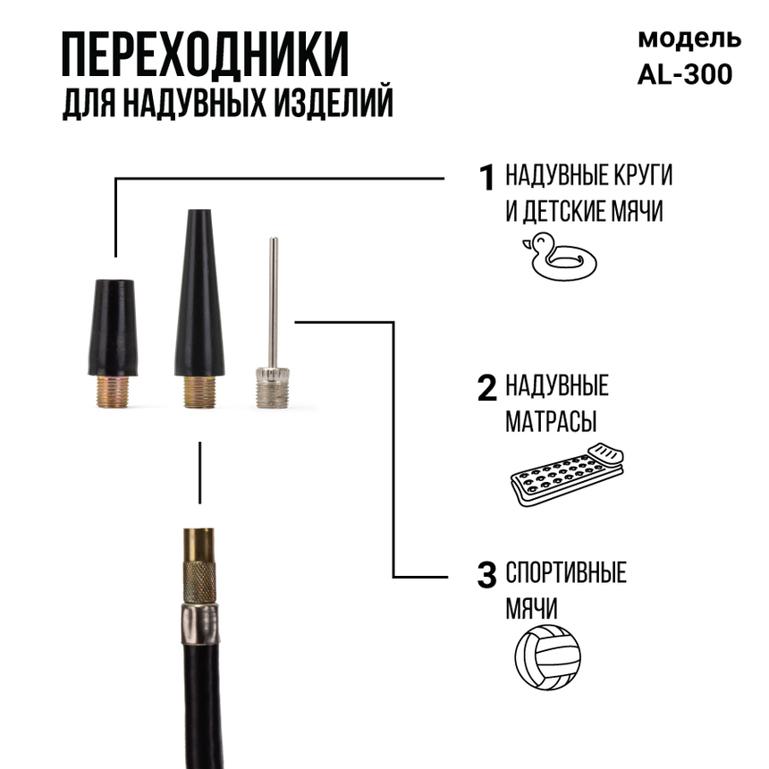 купить Компрессор воздушный ALLIGATOR, 28 л./мин. AL-300 Компрессор воздушный ALLIGATOR, 28 л./мин. AL-300