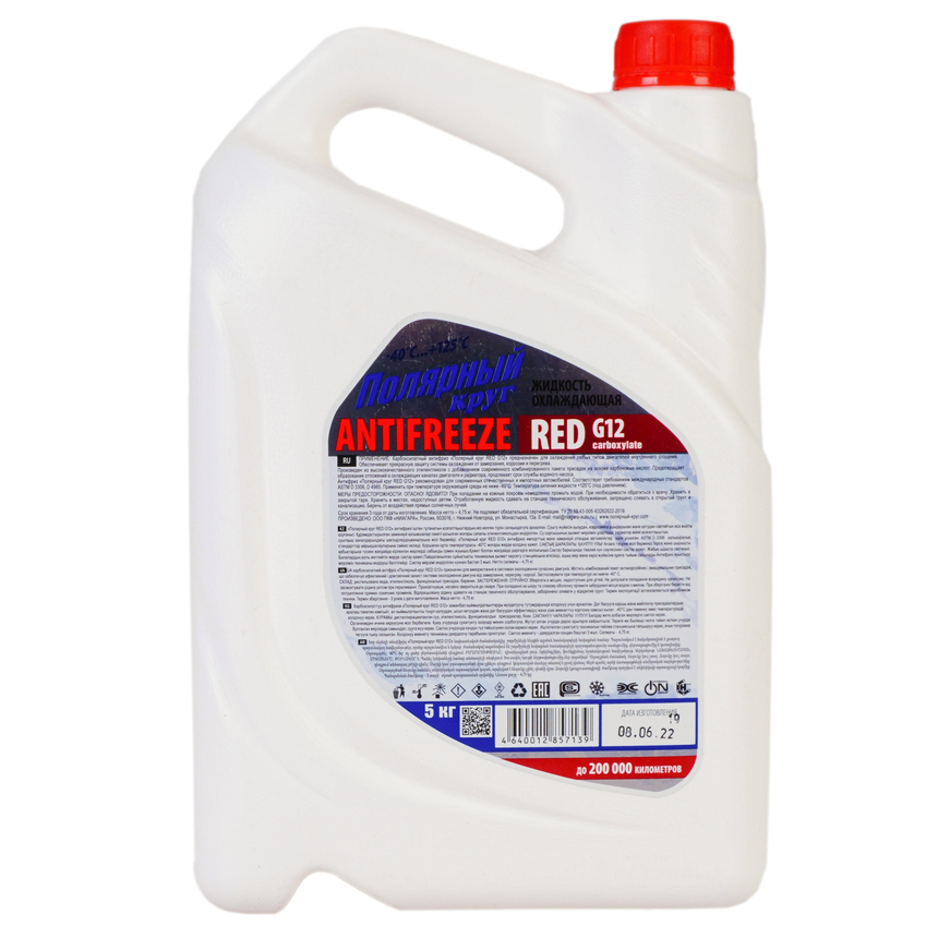 Антифриз G12 Полярный круг PK-G12 (5kg)