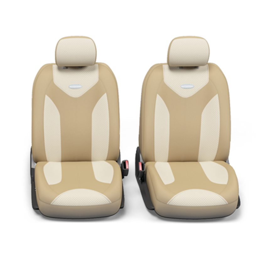 Чехлы на сиденья универсальные экокожа MATRIX MTX-1105G D.BE/L.BE (M)