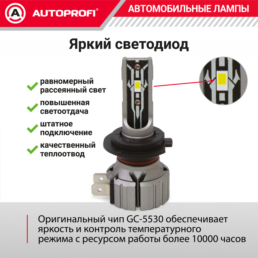 Лампа светодиодная X2-H7